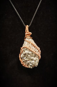 Copper wrapped Pyrite