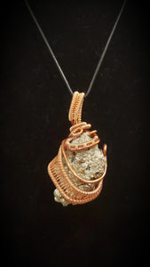 Copper wrapped Pyrite