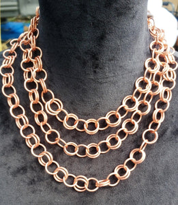 Copper Chain Link Necklace