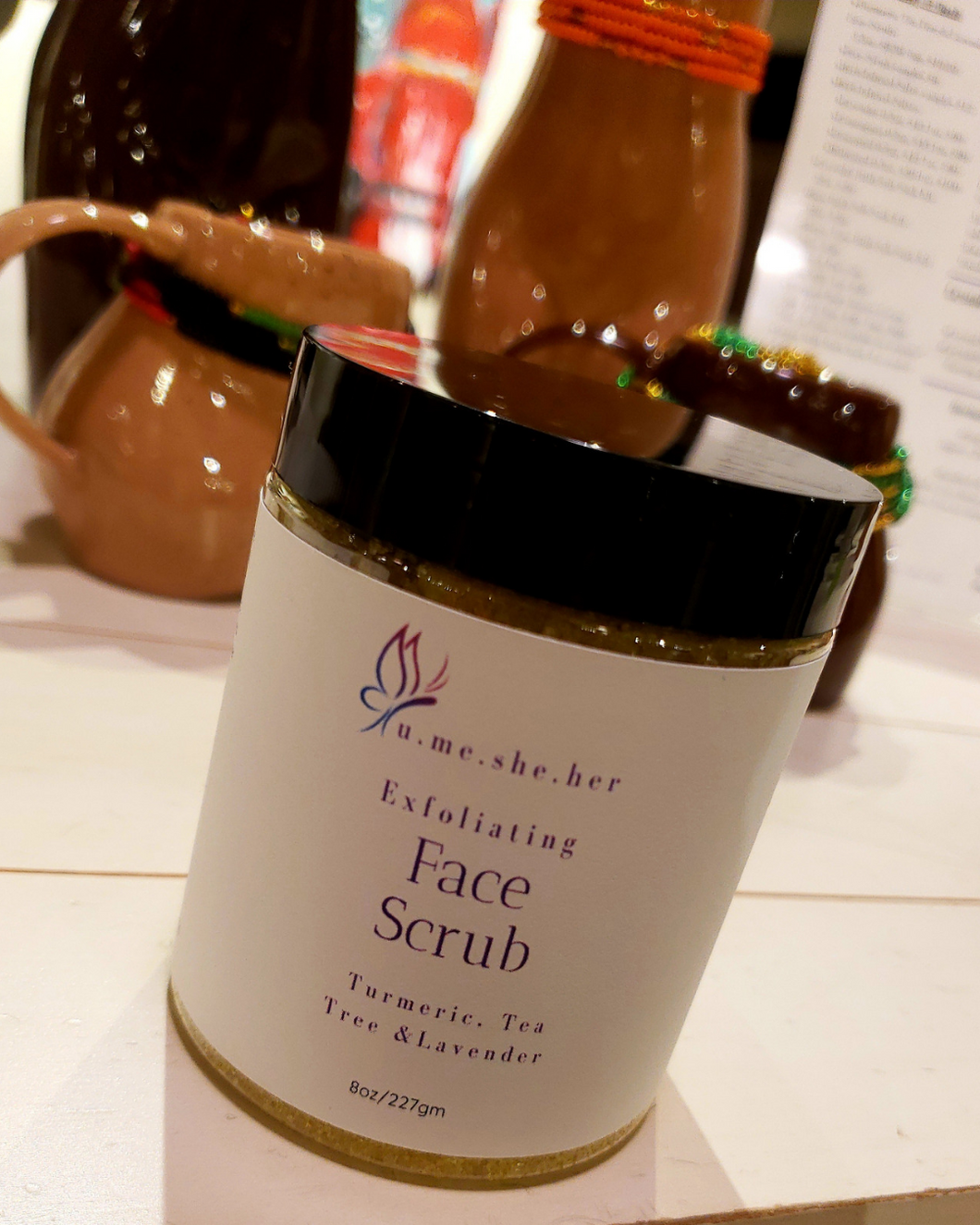 Turmeric, Tea Tree & Lavender Face Scrub